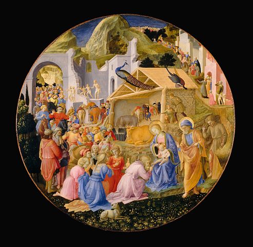 Adoration of the Magi by Fra Angelico (cropped) [ca. 1450]