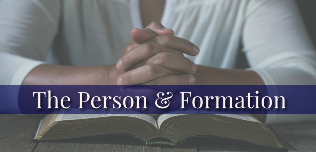 We distinguish between intellectual education and moral and religious formation.  Religion is not a course of study, but a way of living.  Spiritual formation is undertaken on the paradigm of discipleship and practice.